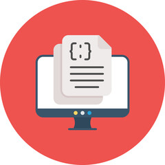 Programming Notes icon vector image. Can be used for Computer Programming.