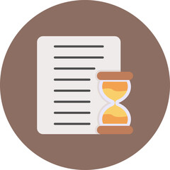 Project Deadline icon vector image. Can be used for Computer Programming.