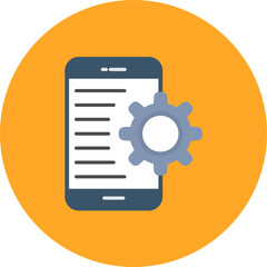 Application Setting icon vector image. Can be used for Computer Programming.