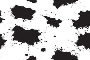 black texture on white background, vector illustration overlay monochrome grunge background texture