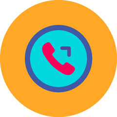 Outgoing Call icon vector image. Can be used for Work from Home.