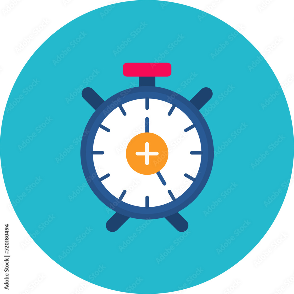 Poster add alarm icon vector image. can be used for time and date.