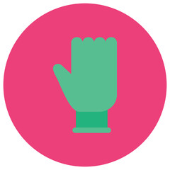 Obraz premium Rubber Gloves icon vector image. Can be used for House Cleaning.
