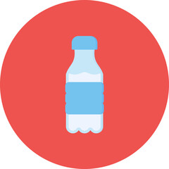 Water Bottle icon vector image. Can be used for Morning and Breakfast.