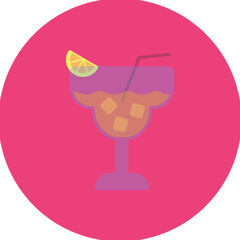 Daiquiri icon vector image. Can be used for Beverages.