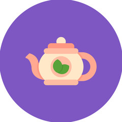 Obraz premium Tea Pot icon vector image. Can be used for Beverages.