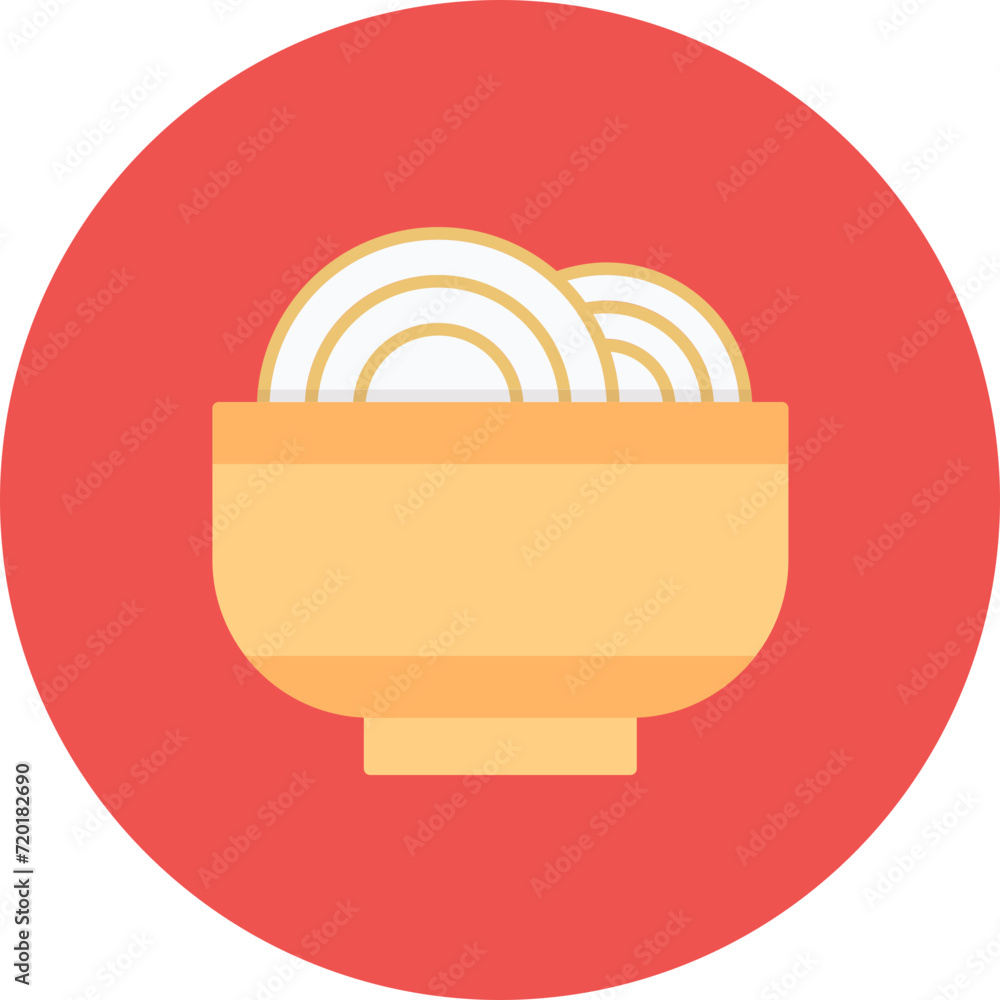 Wall mural Spaguetti icon vector image. Can be used for Morning and Breakfast.