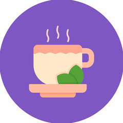 Tea icon vector image. Can be used for Beverages.