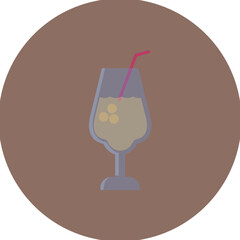 Mimosa icon vector image. Can be used for Beverages.