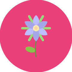 Borage icon vector image. Can be used for Flowers.