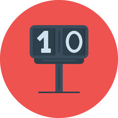 Scoreboard icon vector image. Can be used for Auto Racing.