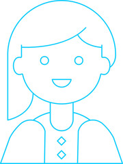 Girl Student Avatar