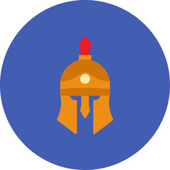 Roman Helmet icon vector image. Can be used for Ancient Civilization.
