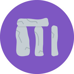 Stonehenge icon vector image. Can be used for Ancient Civilization.