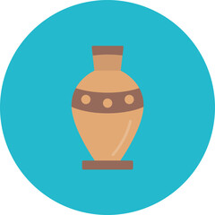 Amphora icon vector image. Can be used for Ancient Civilization.