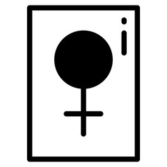 female symbol dualtone