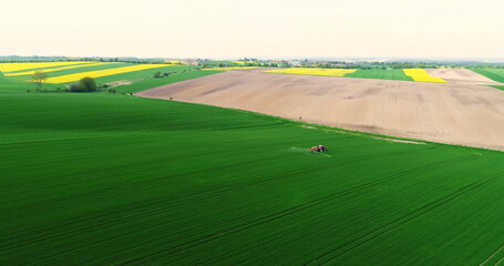 Obraz premium Businesswoman in office with laptop computer