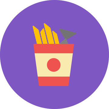 Fish And Chips icon vector image. Can be used for World Cuisine.