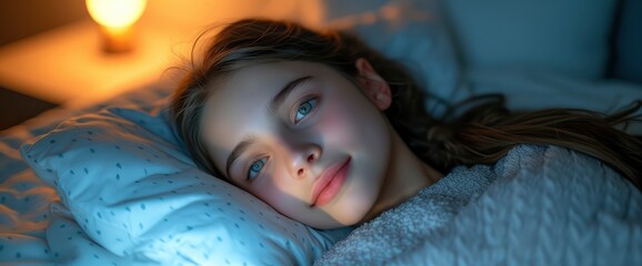 Young Beautiful Girl Alarm Clock, Background HD For Designer