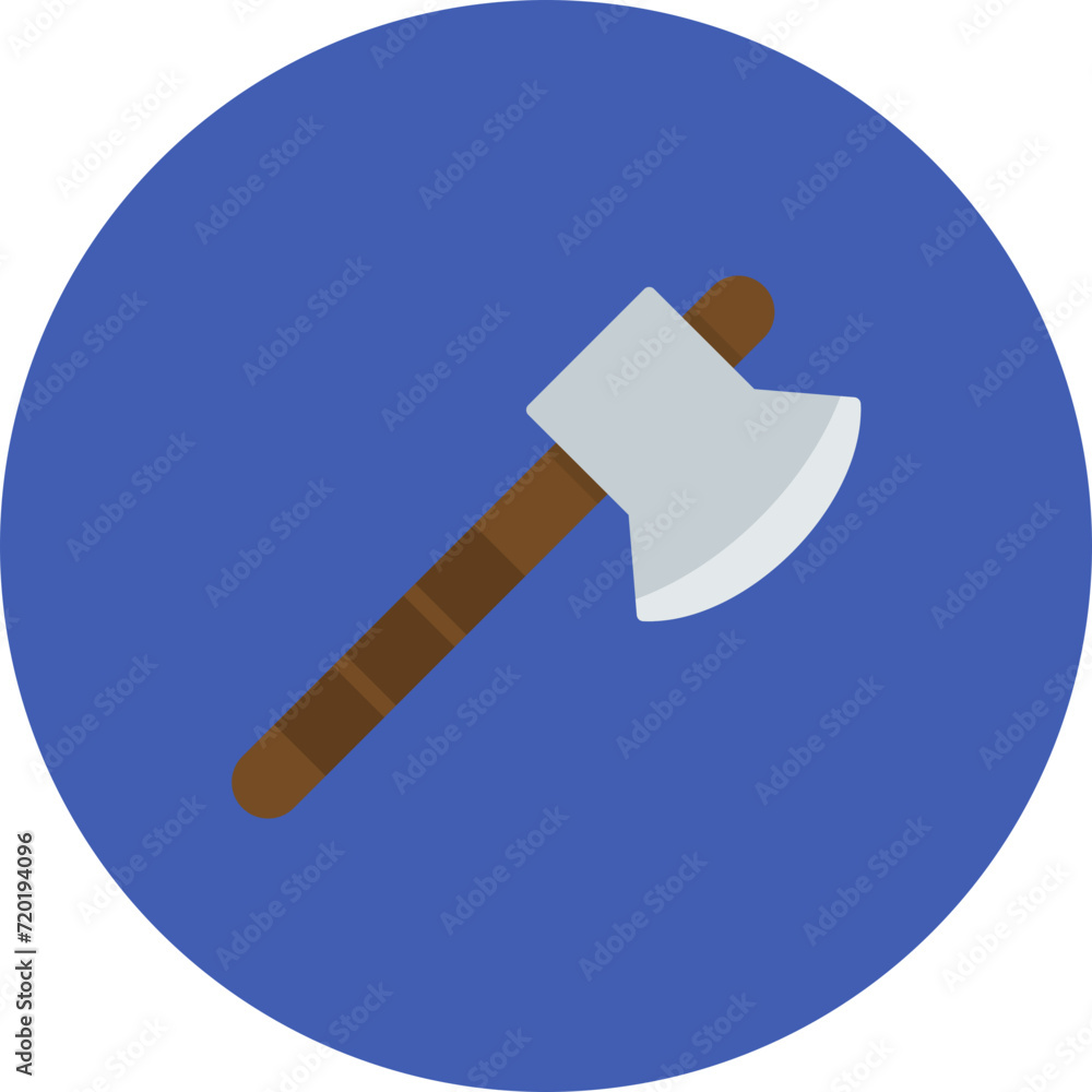 Poster axe icon vector image. can be used for construction tools.