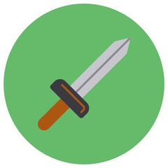 Swords icon vector image. Can be used for Children Toys.
