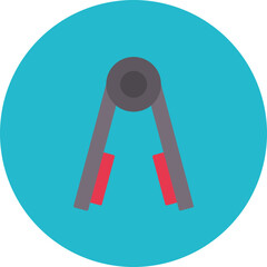 Tongs icon vector image. Can be used for Nuclear Energy.