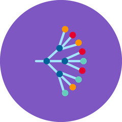 Nuclear Fission icon vector image. Can be used for Nuclear Energy.