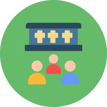 Cermon icon vector image. Can be used for Funeral.