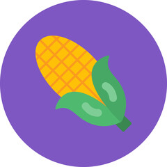 Corn icon vector image. Can be used for Autumn.