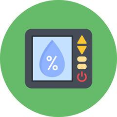 Humidity Sensor icon vector image. Can be used for Smart Home.