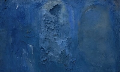 Bright Banner Background Featuring Colored Concrete Texture With Stylish Blue surface On A Blue Painted Background