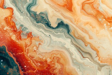 leant abstract marbling effect with warm and cool tones. luxurious texture for spa décor, mindfulness apps, and creative backgrounds