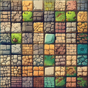 Game stone tileset