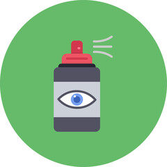 Tear Gas icon vector image. Can be used for Police.