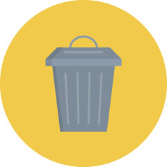 Garbage Cleaning icon vector image. Can be used for Hygiene Routine.