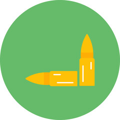 Ammunition icon vector image. Can be used for Military. - obrazy, fototapety, plakaty