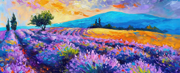Lavender fields.Created with AI - 720212402