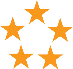 star symbol , star rating icon golden 