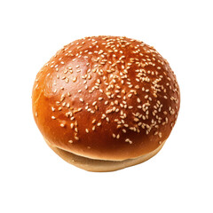 burger bread roll on a transparent background