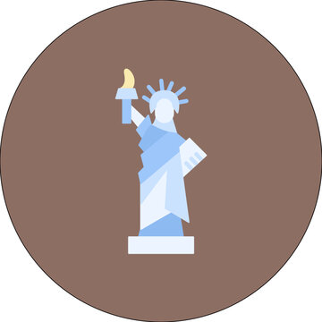 Statue of Liberty icon vector image. Can be used for Landmarks.
