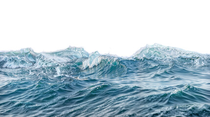 Sea water surface waves - obrazy, fototapety, plakaty