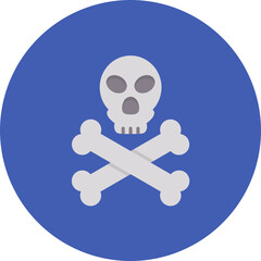 Jolly Roger icon vector image. Can be used for Pirate.
