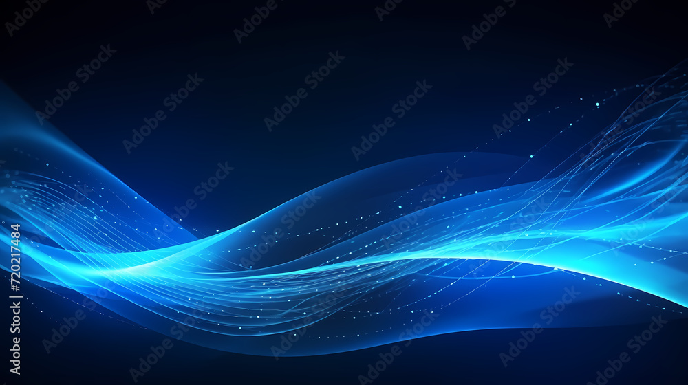 Poster glowing shiny line effect vector background, technology line background and light effect, 3d renderi
