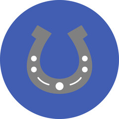 Horseshoe icon vector image. Can be used for Wild West.