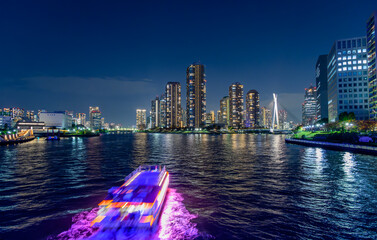 Fototapeta premium 隅田川から観る夜景