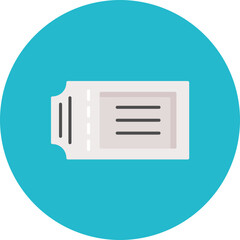 Ticket icon vector image. Can be used for Aviation.