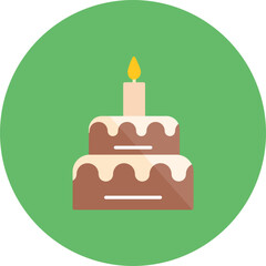 Birthday icon vector image. Can be used for Party and Celebration.