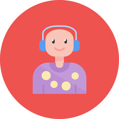 DJ icon vector image. Can be used for Party and Celebration.