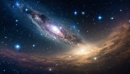 Obraz premium space galaxy in space