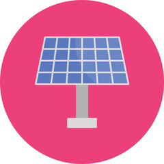 Solar Panel icon vector image. Can be used for Ecology.